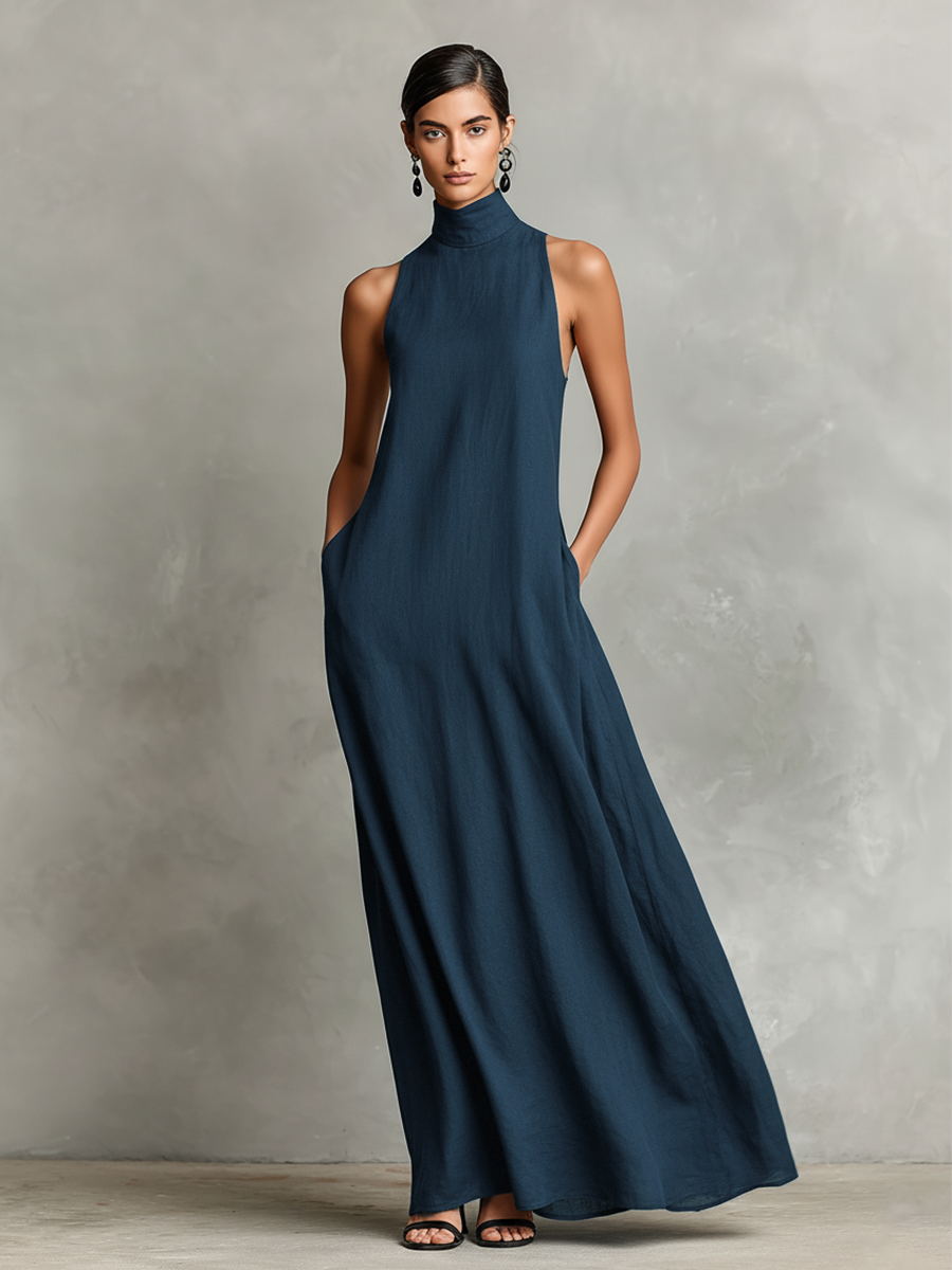 GEMMA | Vestido largo minimalista