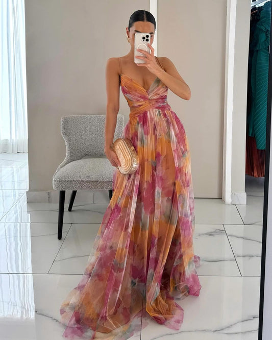 SCINTILLA | Vestido Maxi Elegancia Floral