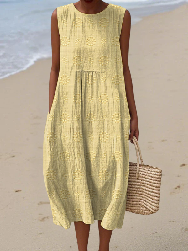 Rosa | Vestido Midi bordado