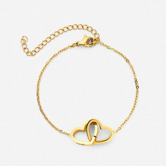 Personalized Hearts Bracelet