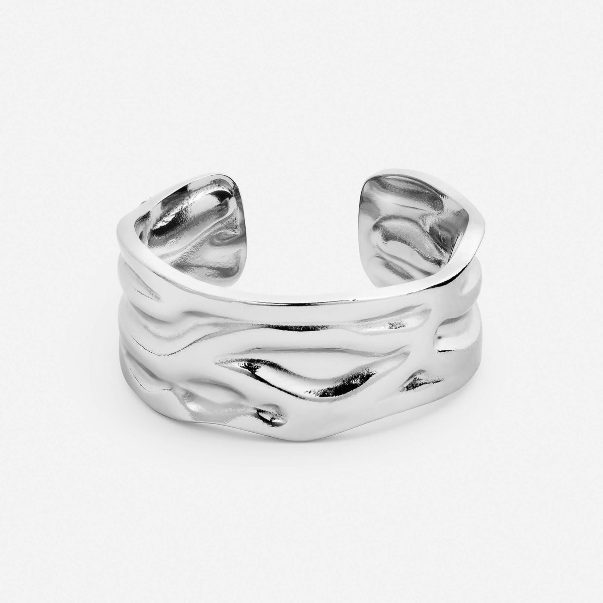 Anillo de Olas Martilladas