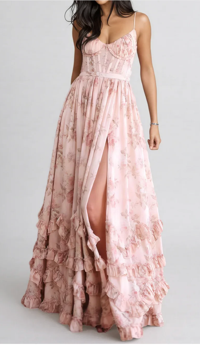 AURA | Silueta susurrante - Vestido veraniego con una elegante caída fluida.