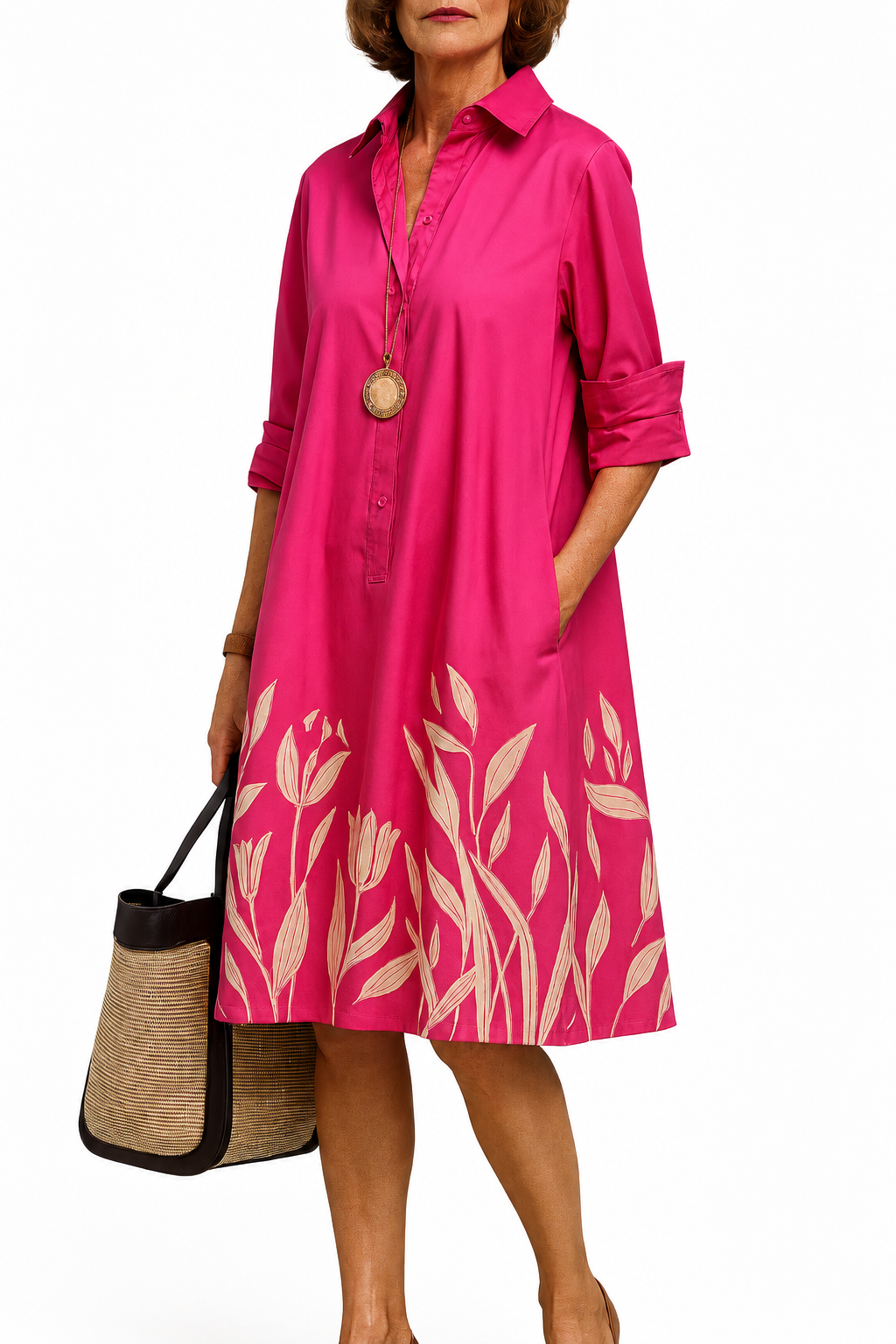 GRACE | Vestido midi cuidado y elegante