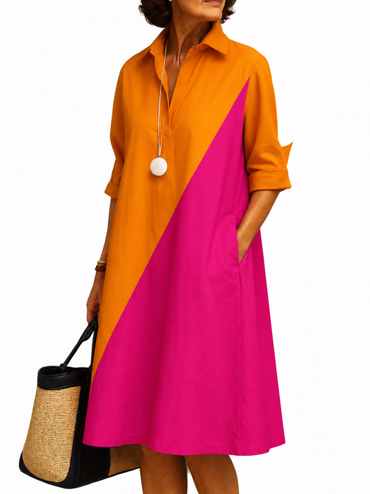 KAYLA | Vestido midi cuidado y elegante