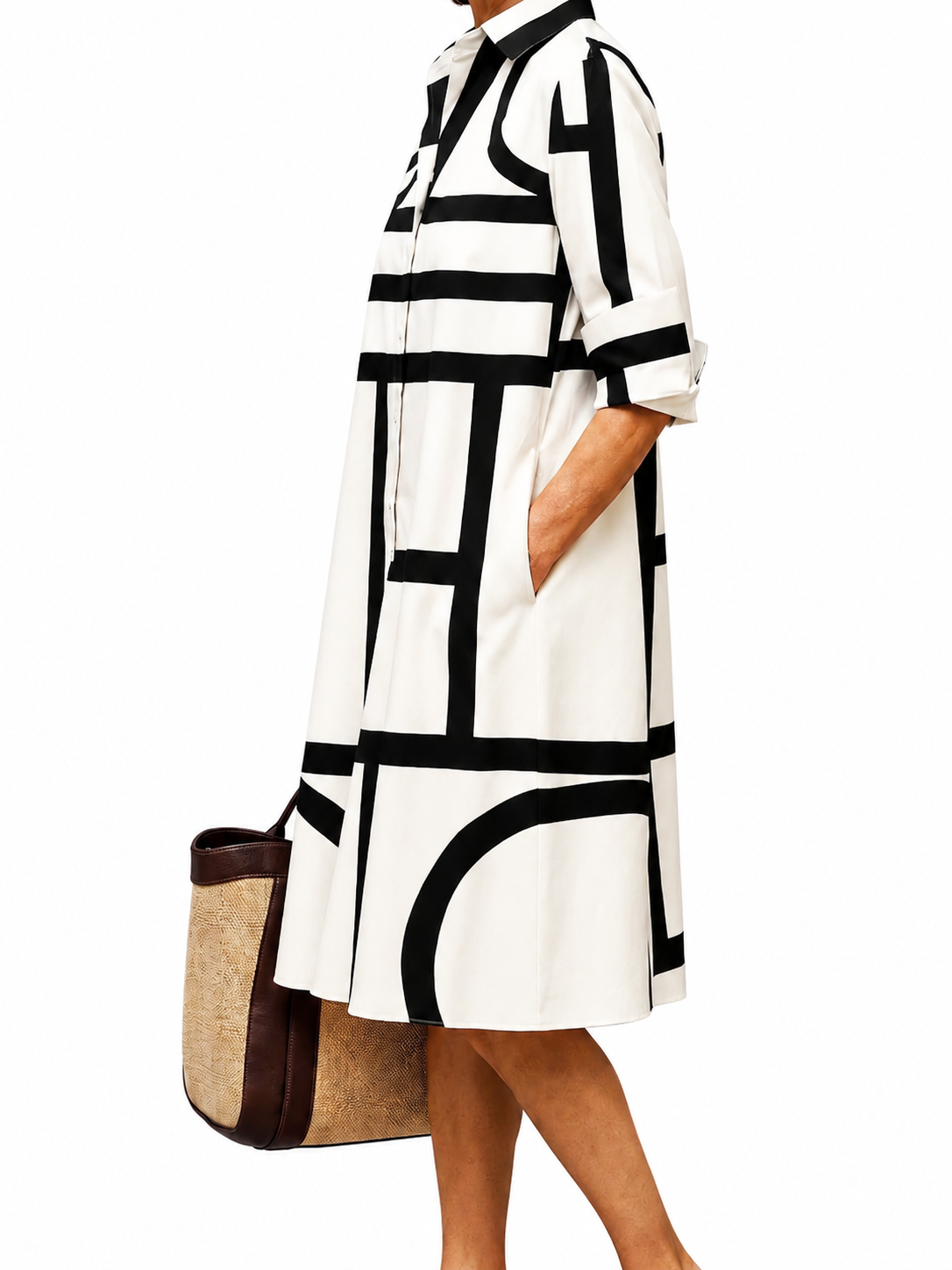ELLIE | Vestido midi cuidado y elegante