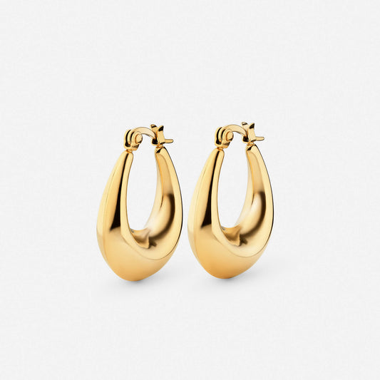 Pendientes de aro colgantes