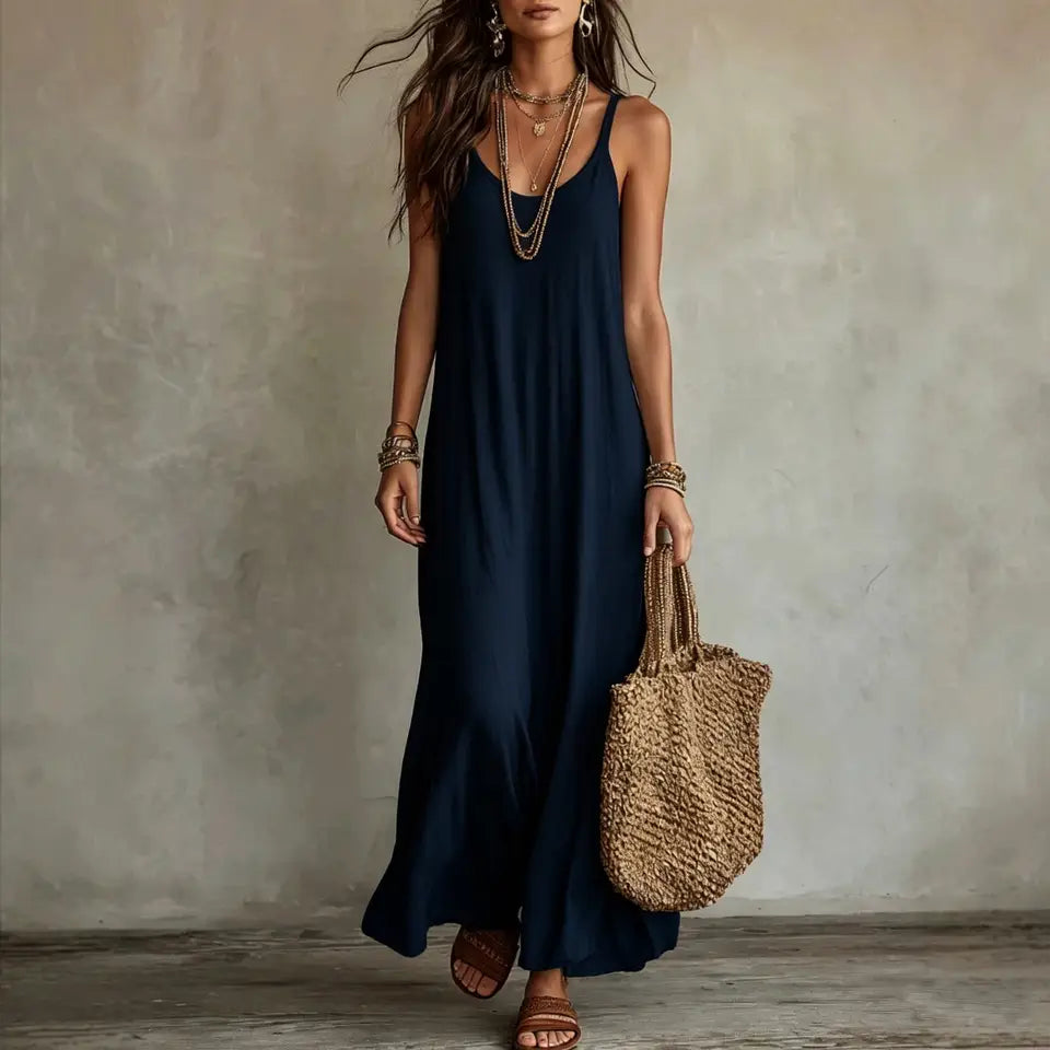CAMILLE | Vestido Bohemio sin Espalda