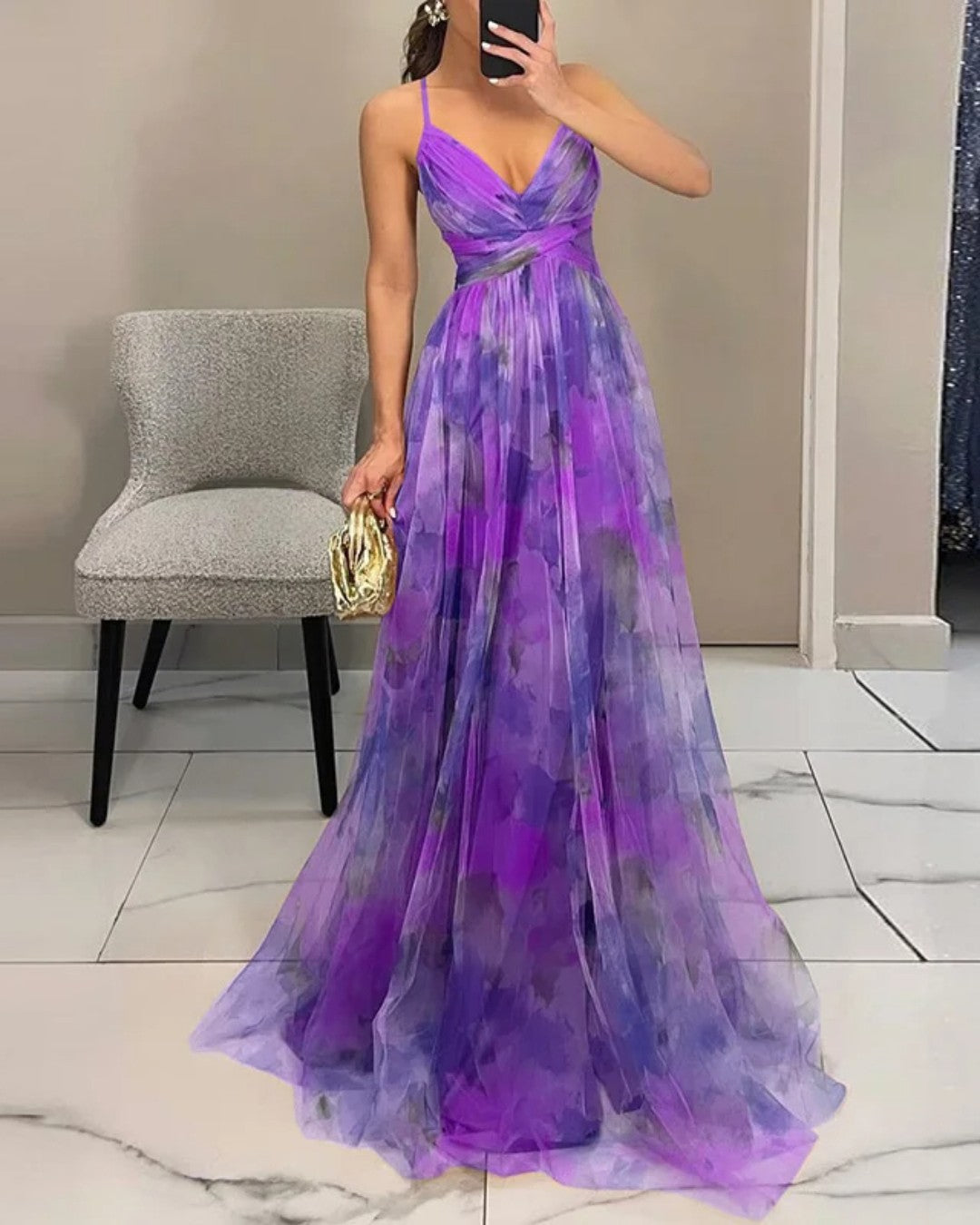 SCINTILLA | Vestido Maxi Elegancia Floral