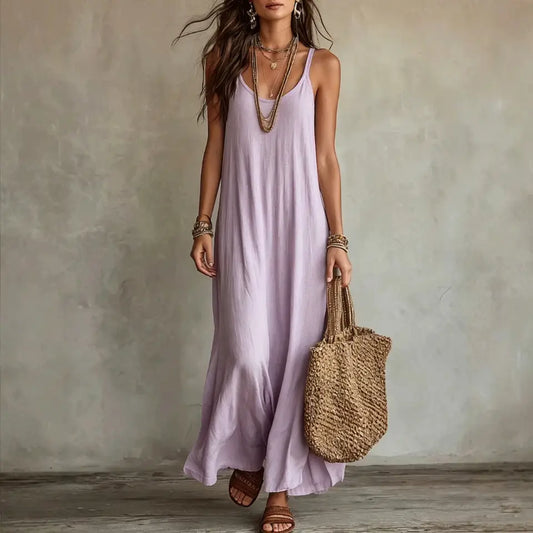CAMILLE | Vestido Bohemio sin Espalda