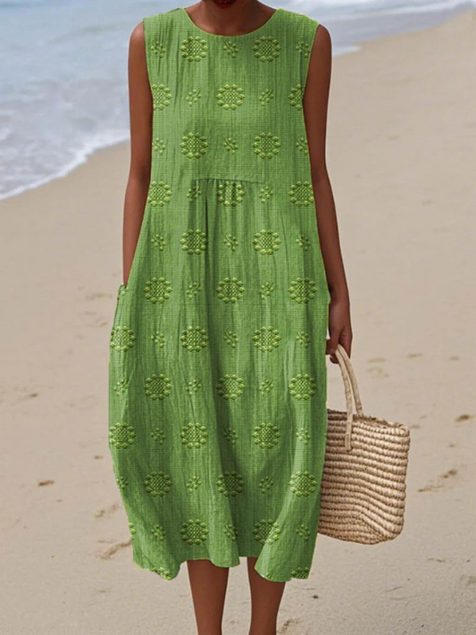 Sara | Vestido Midi Fantasia