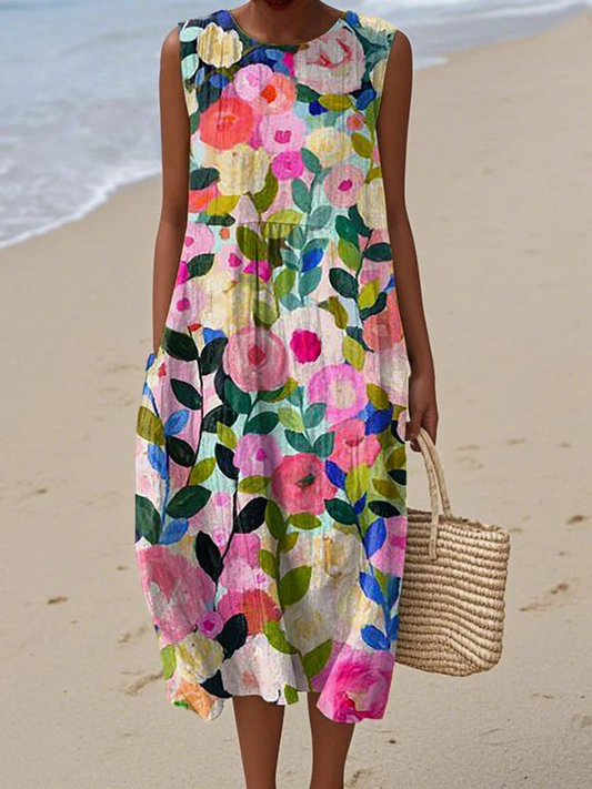 Ava | Vestido Midi Floreal