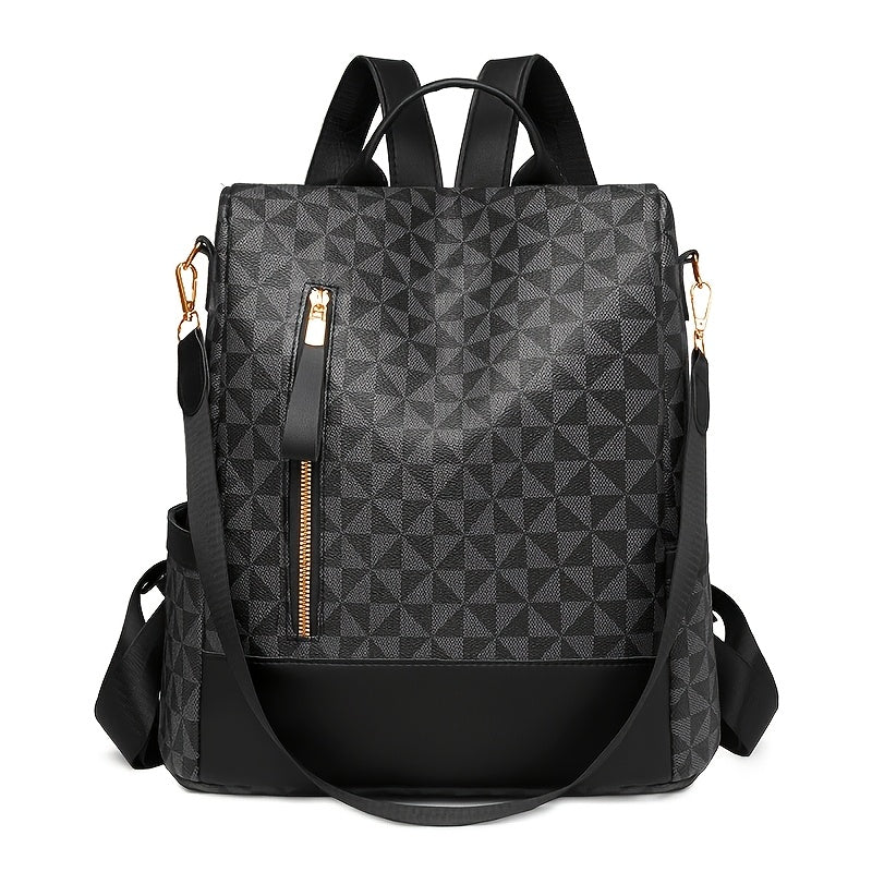IPPOLITA | Mochila Antirrobo Convertible Negra