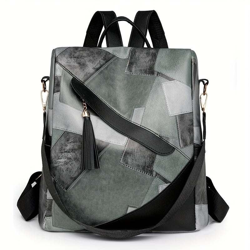 MARZIA | Mochila Antirrobo de Cuadros