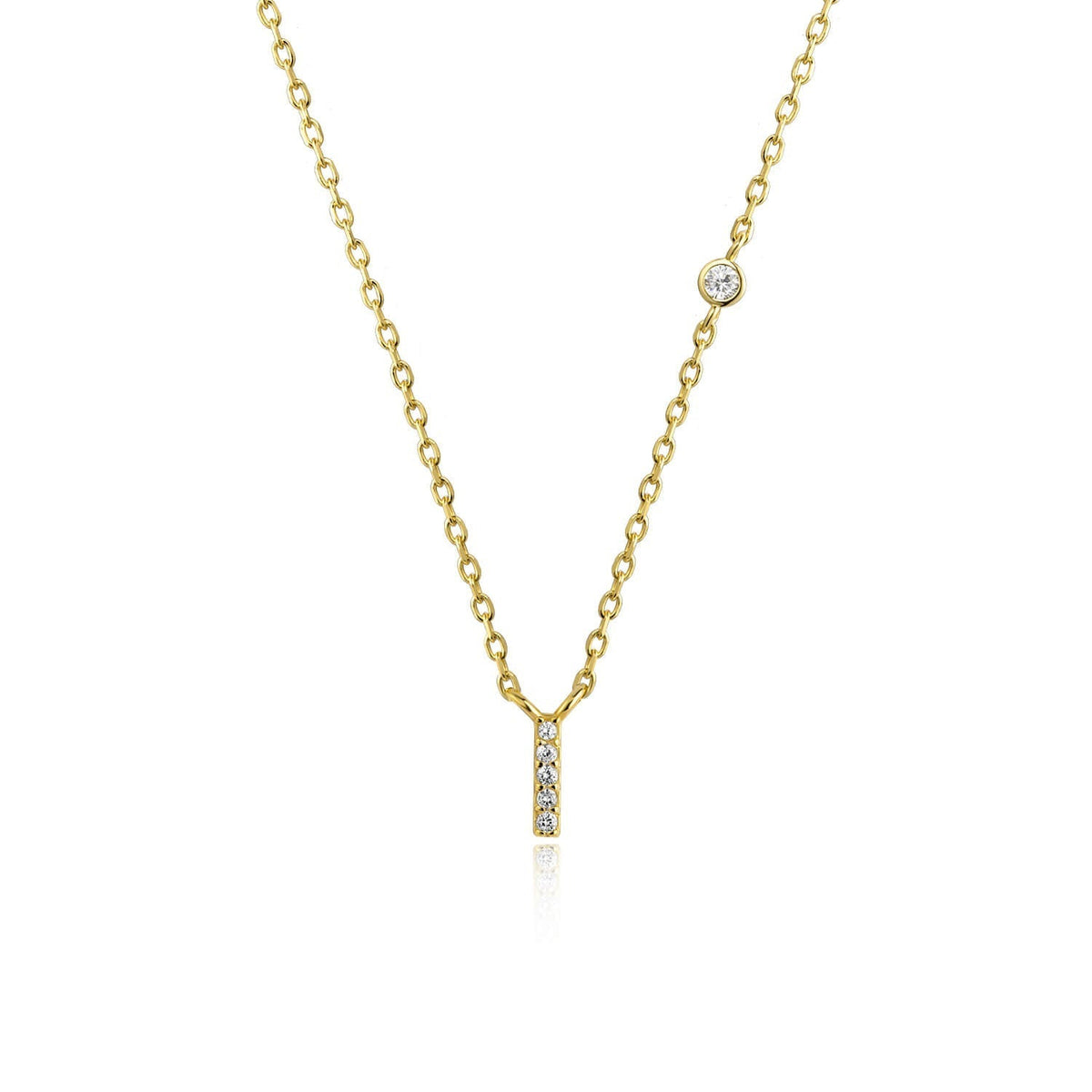 Collar de Letra de Piedra