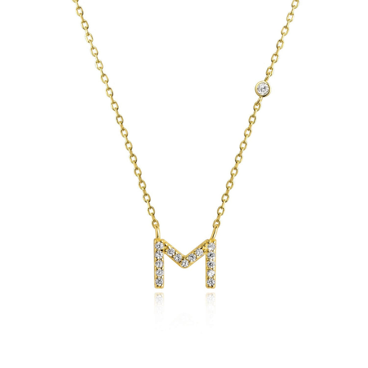 Collar de Letra de Piedra