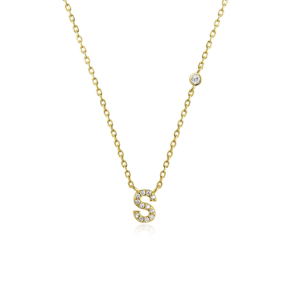 Collar de Letra de Piedra