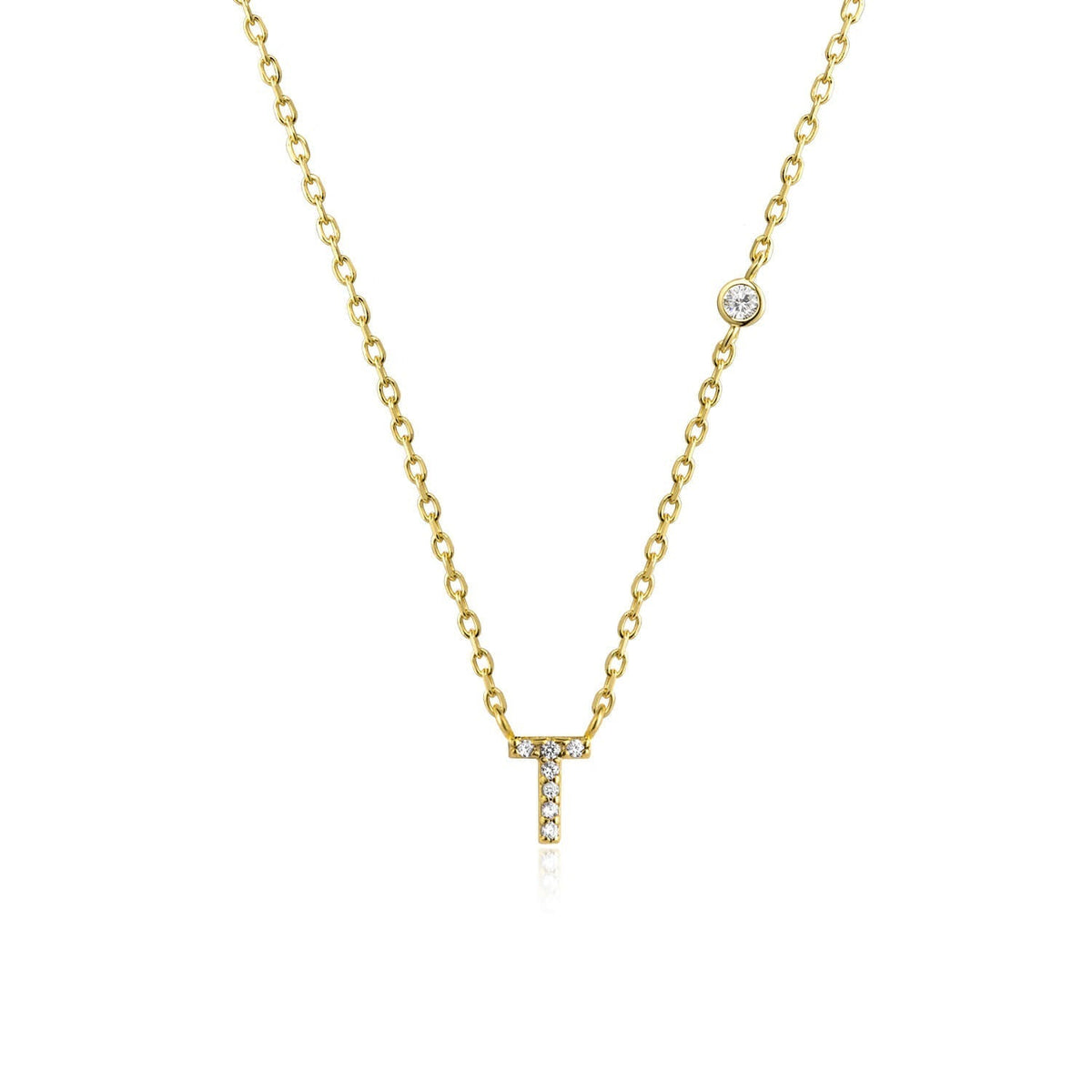 Collar de Letra de Piedra