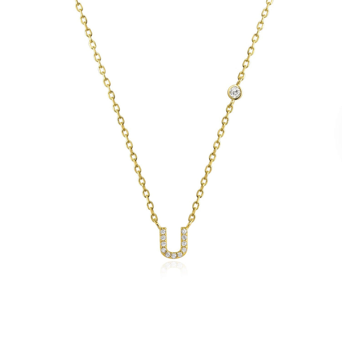 Collar de Letra de Piedra