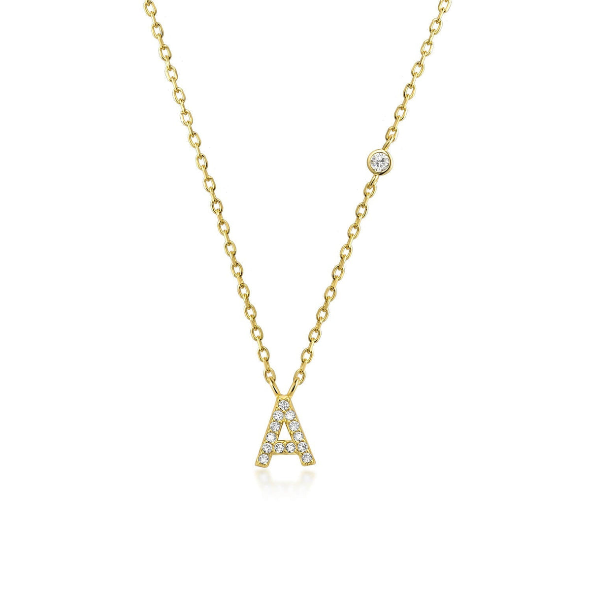 Collar de Letra de Piedra
