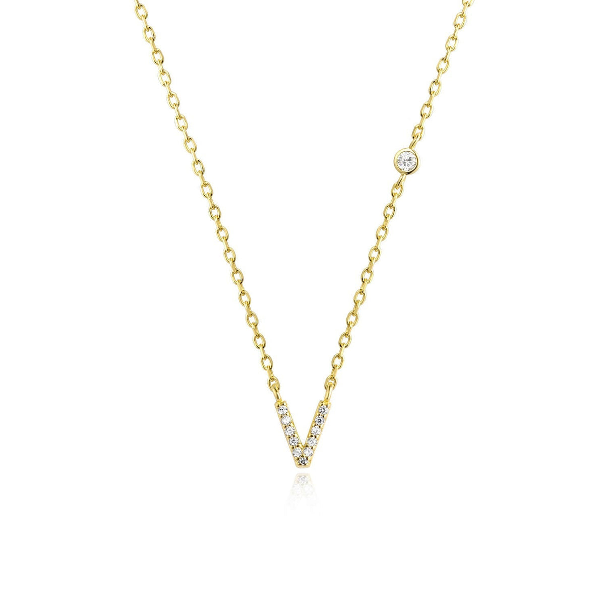 Collar de Letra de Piedra