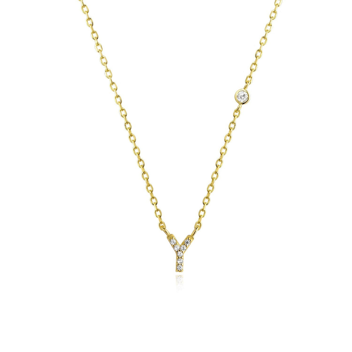 Collar de Letra de Piedra