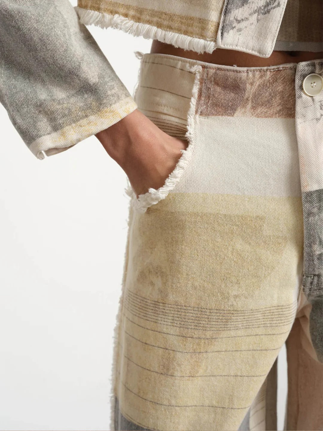 Alma | Jeans anchos rectos diseño Vintage