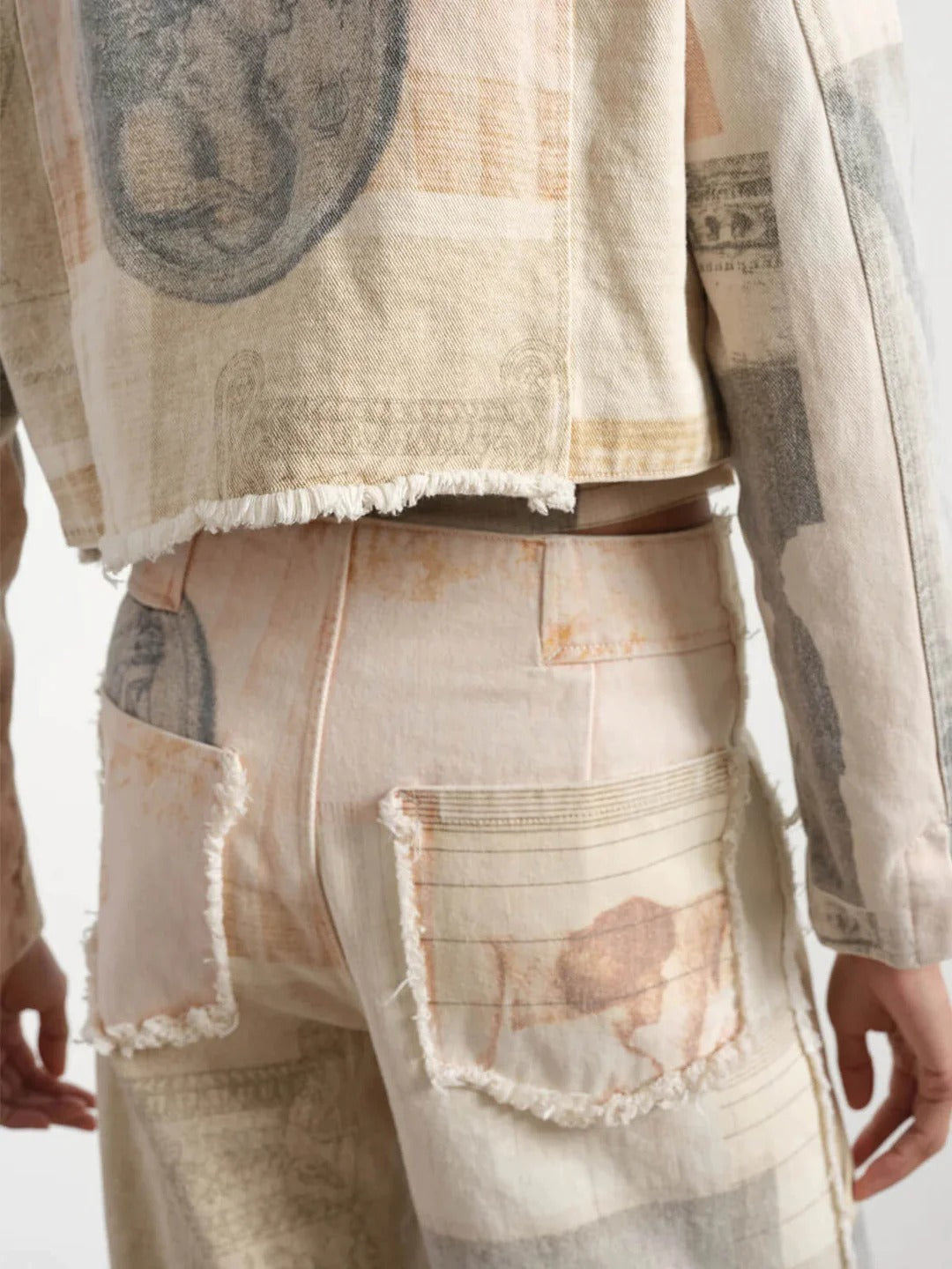 Alma | Jeans anchos rectos diseño Vintage