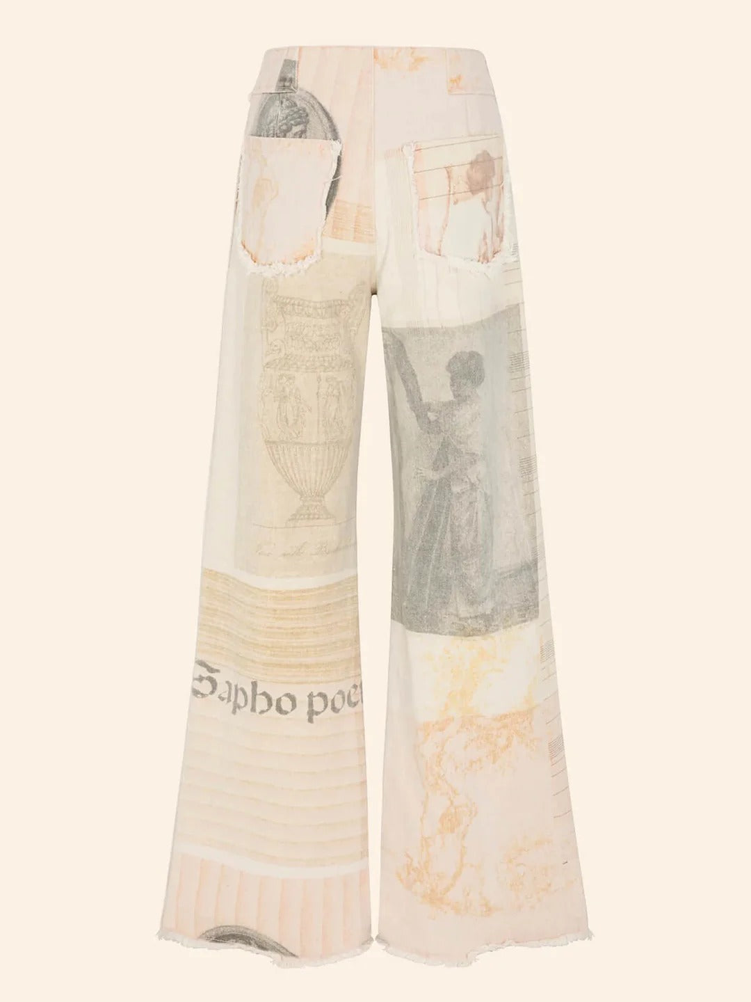 Alma | Jeans anchos rectos diseño Vintage