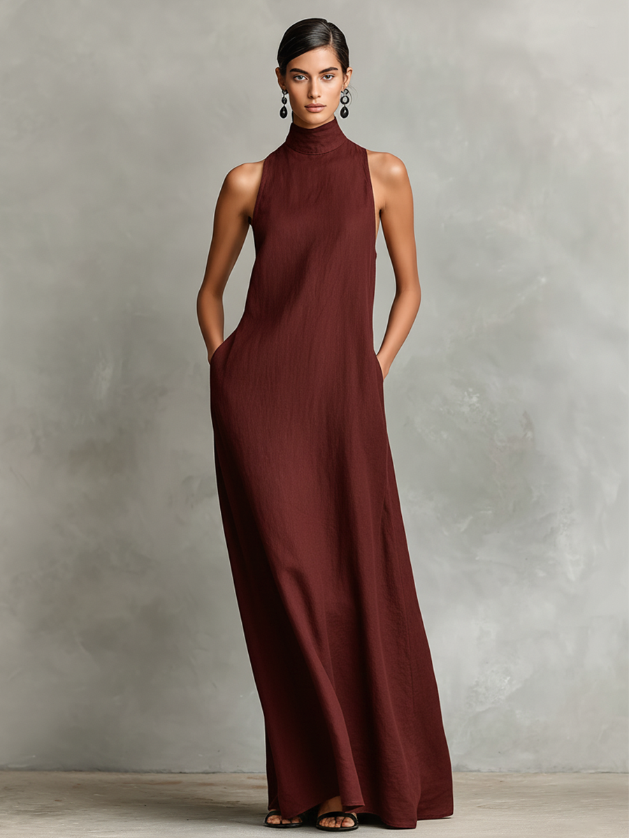 GEMMA | Vestido largo minimalista